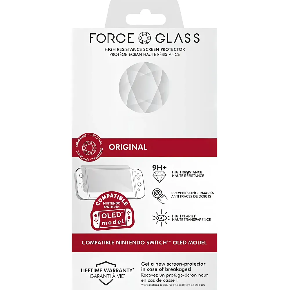 BigBen OLED Force Glass - Screen Protector Glass 9H+ V2 NSW