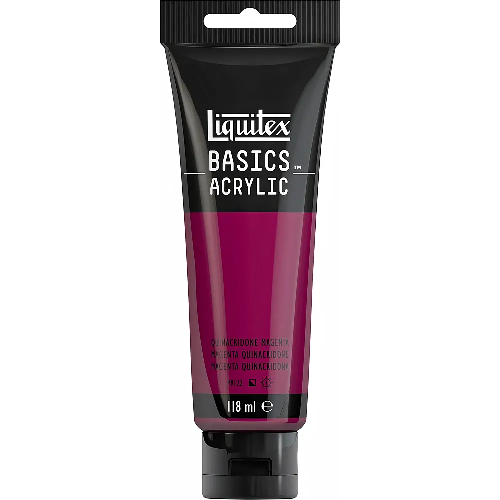 Liquitex Lqx Basics Acrylfarbe 118ml Tube Quinacridone Magenta - Suche