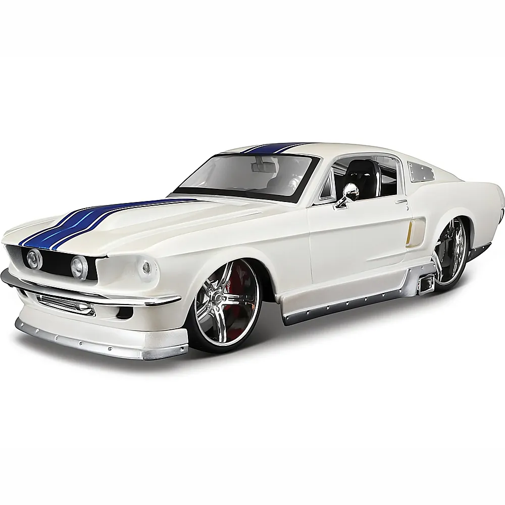 Maisto 1:24 Ford Mustang 1967 Weiss | Die-Cast Modelle
