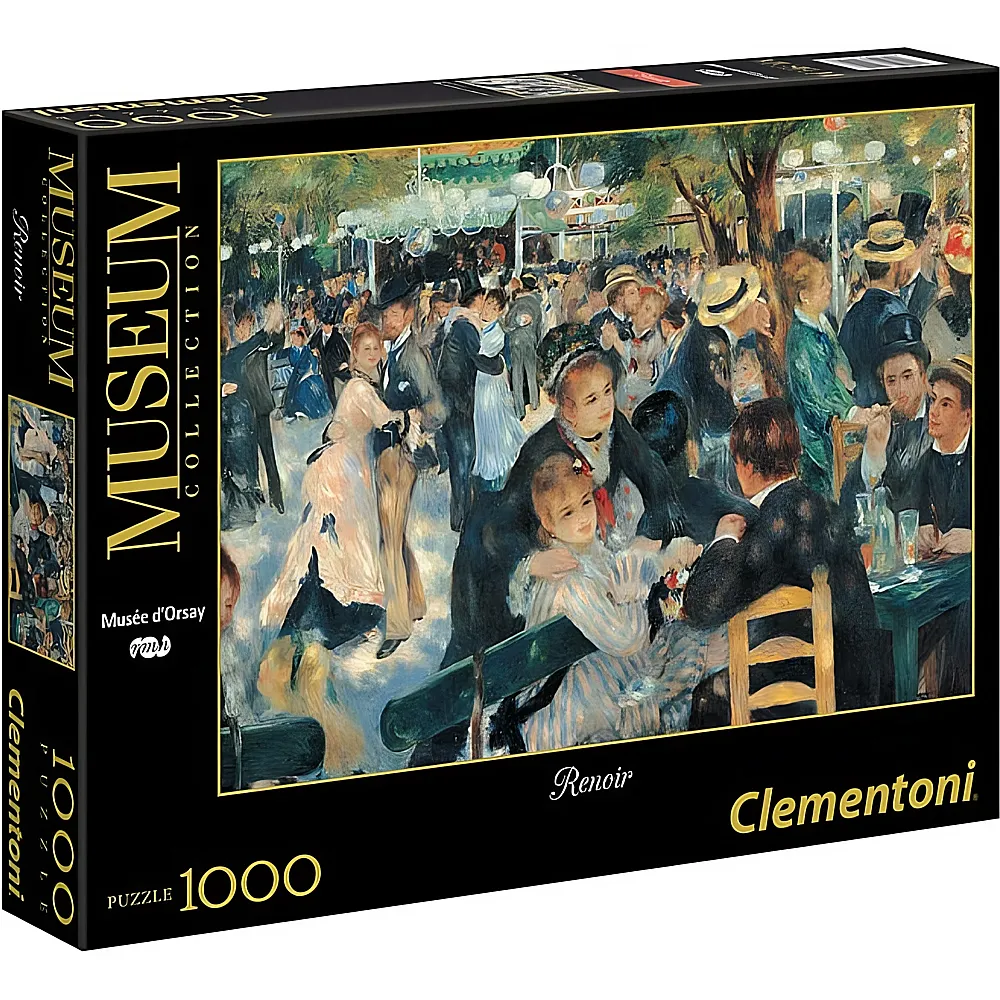 Clementoni Puzzle Museum Collection Renoir - Le Moulin de la Galette 1000Teile