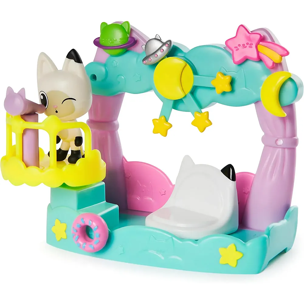 Spin Master Gabby's Dollhouse Balkon-Spielset Pandy Paws Sternwarte
