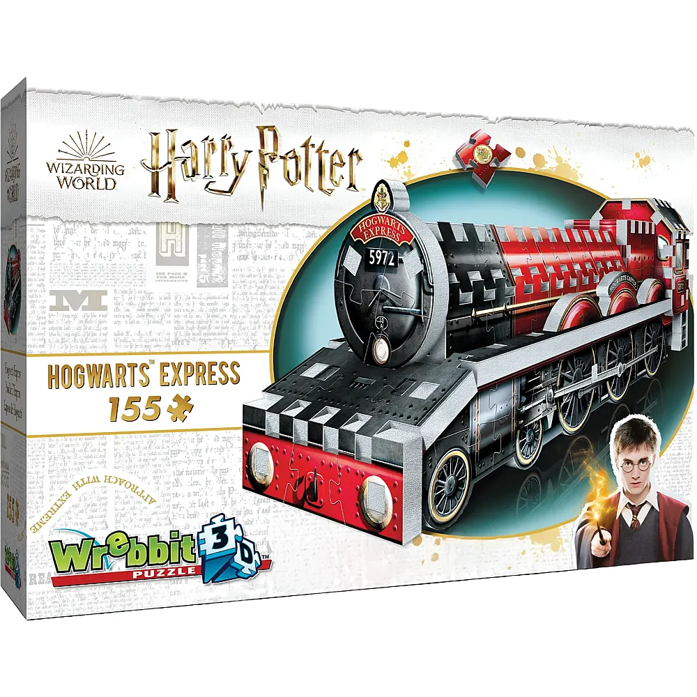 Wrebbit Puzzle Harry Potter 3D Hogwarts Express 155Teile