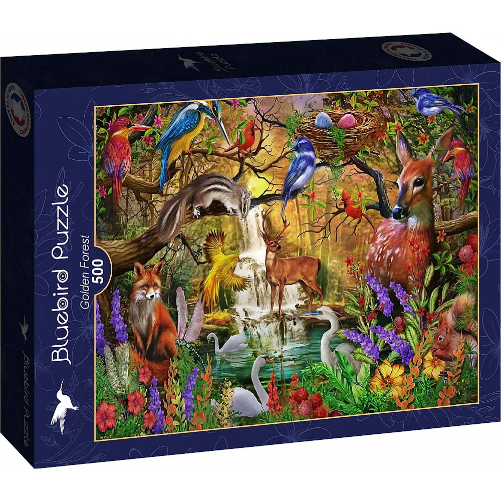 Bluebird Puzzle Goldener Wald - 500 Teile