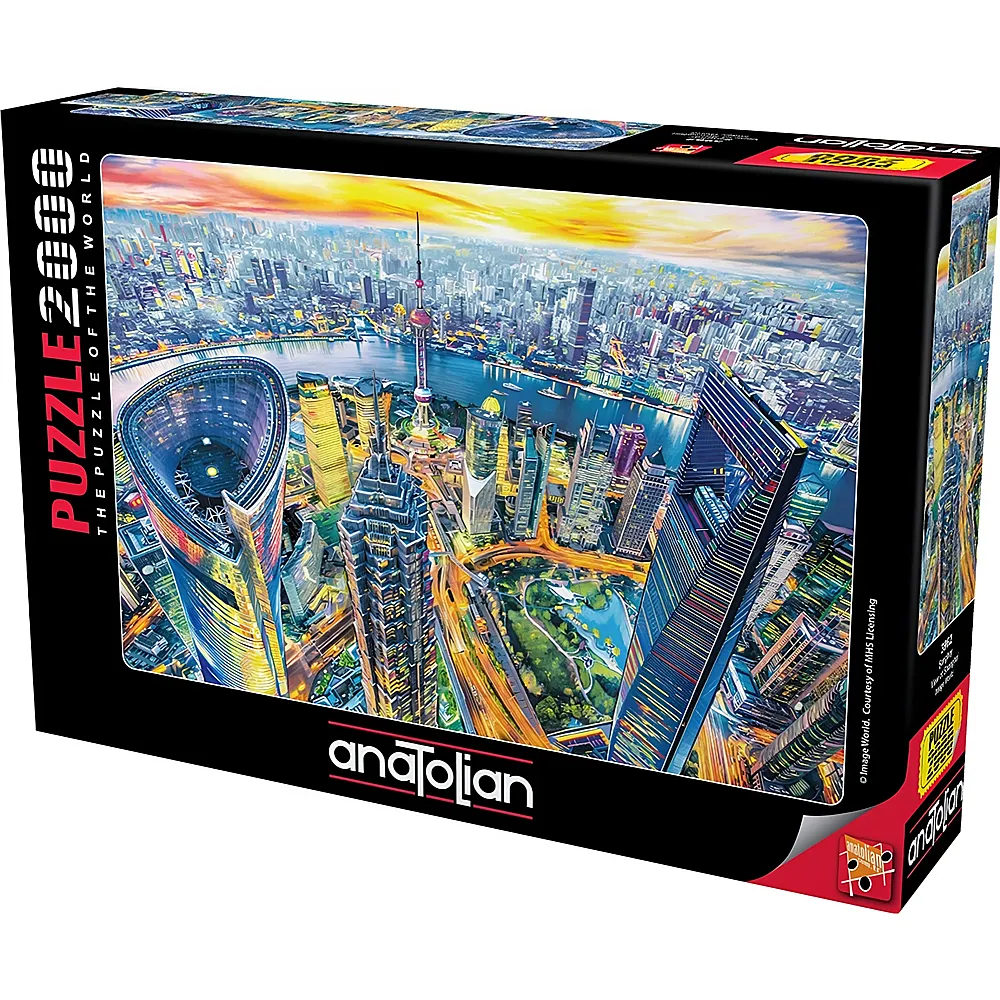 Anatolian Puzzle View Of Shanghai - 2000 Teile