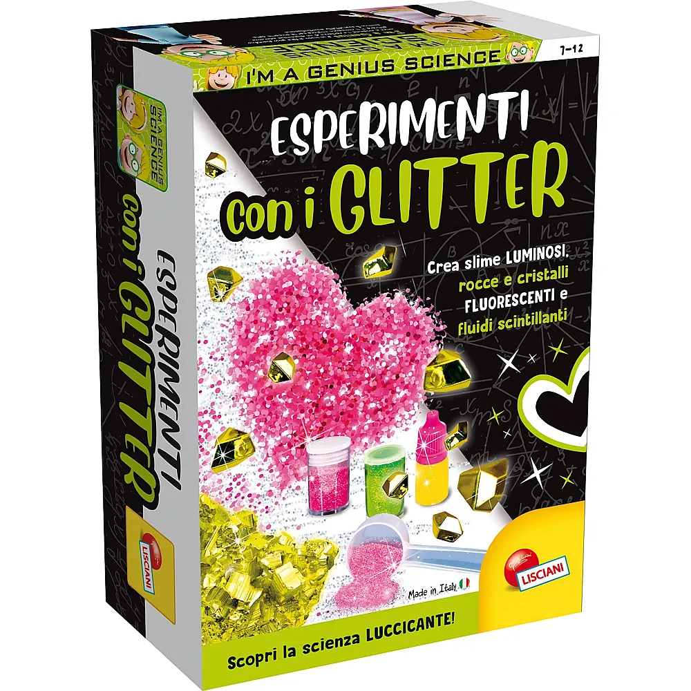 Lisciani Esperimenti con i glitter IT