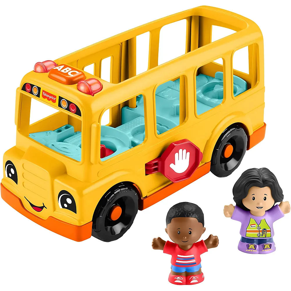 Fisher-Price Little People Schulbus zum Schieben mit Musik