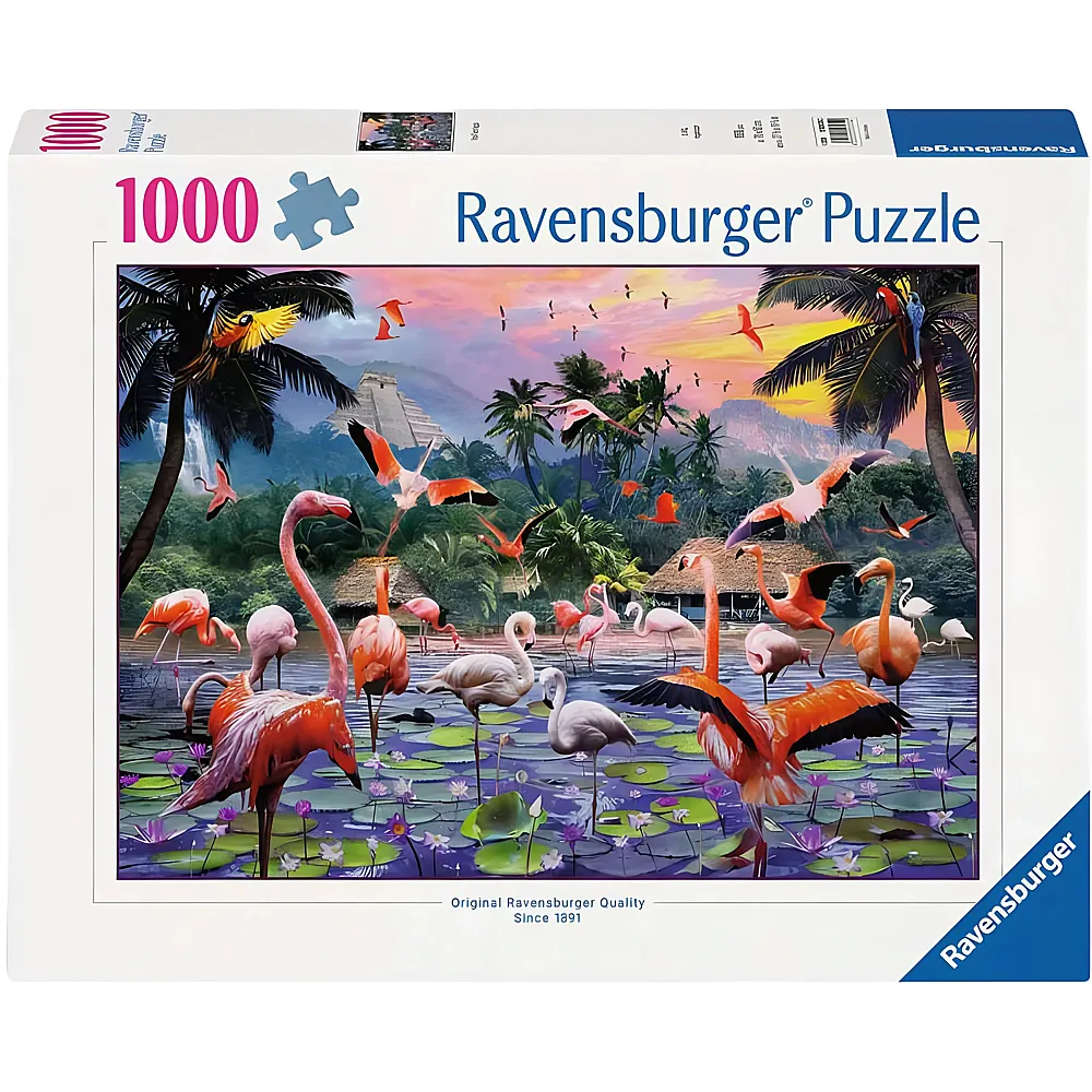 Ravensburger Puzzle Pinke Flamingos 1000Teile