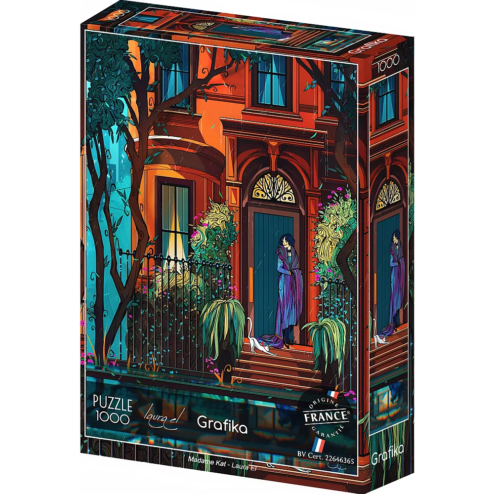 Grafika Puzzle Laura El Madame Kat - 1000 Teile