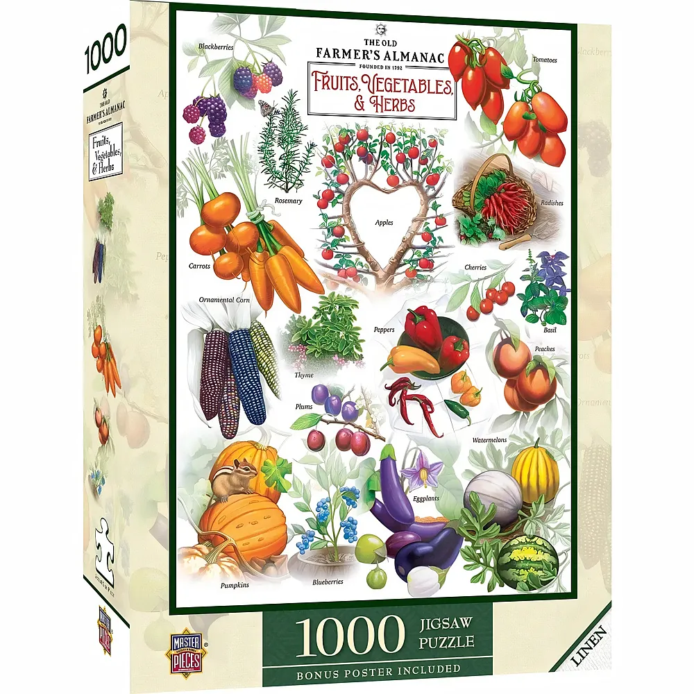 Master Pieces Puzzle Obst & Gem�se - 1000 Teile