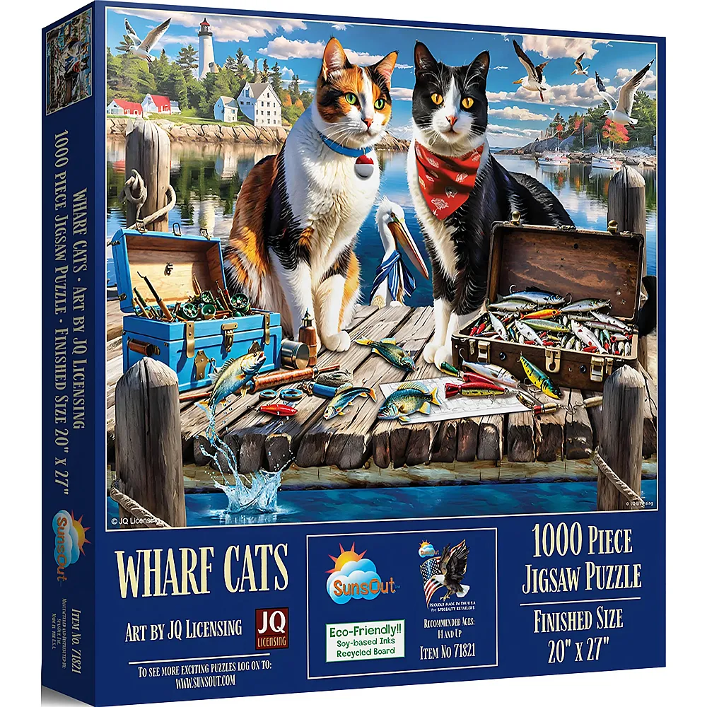 SunsOut Puzzle JQ Licensing Kai-Katzen - 1000 Teile