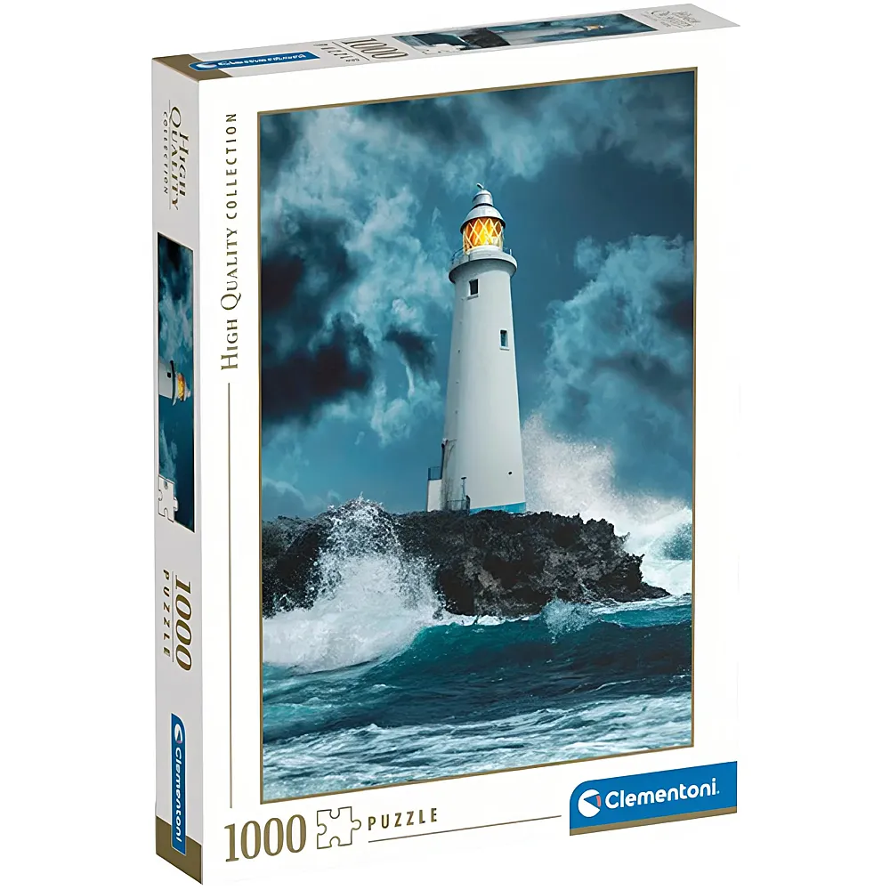 Clementoni Puzzle High Quality Collection Lighthouse in the Storm 1000Teile