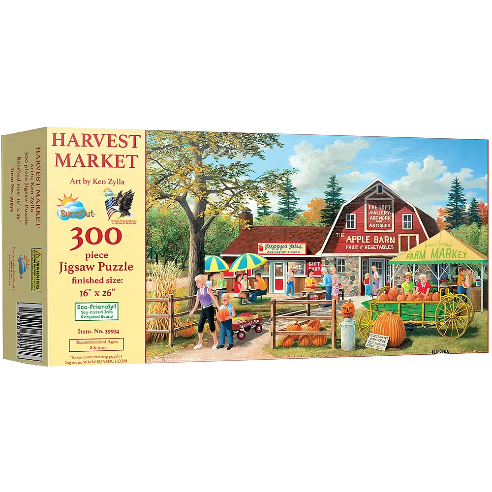 SunsOut Puzzle Ken Zylla Harvest Market - 300 Teile
