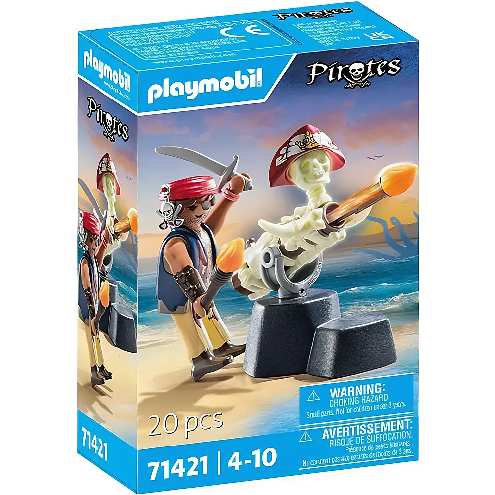 PLAYMOBIL Pirates Kanonenmeister 71421