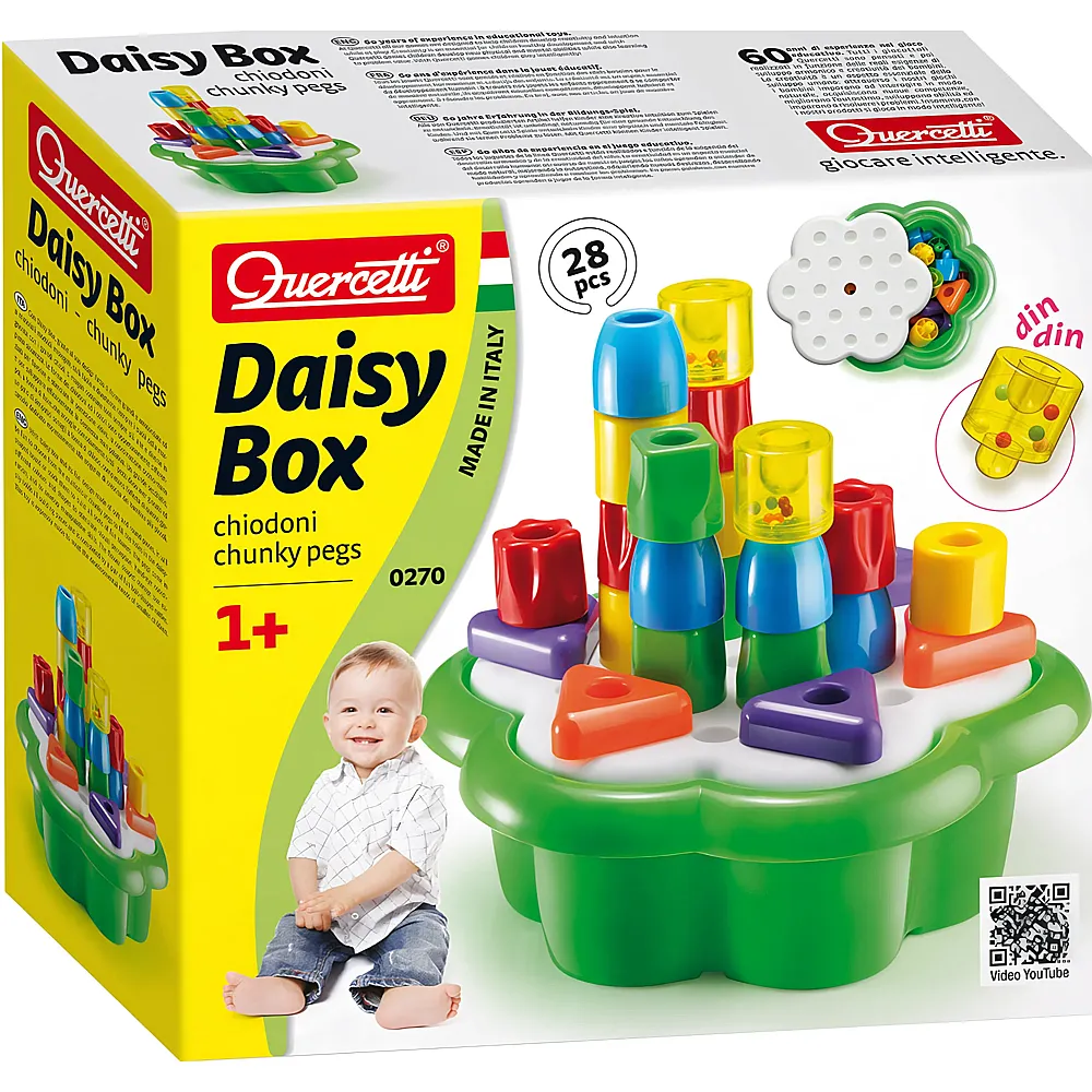 Quercetti Daisy Blockbox - 28 Teile