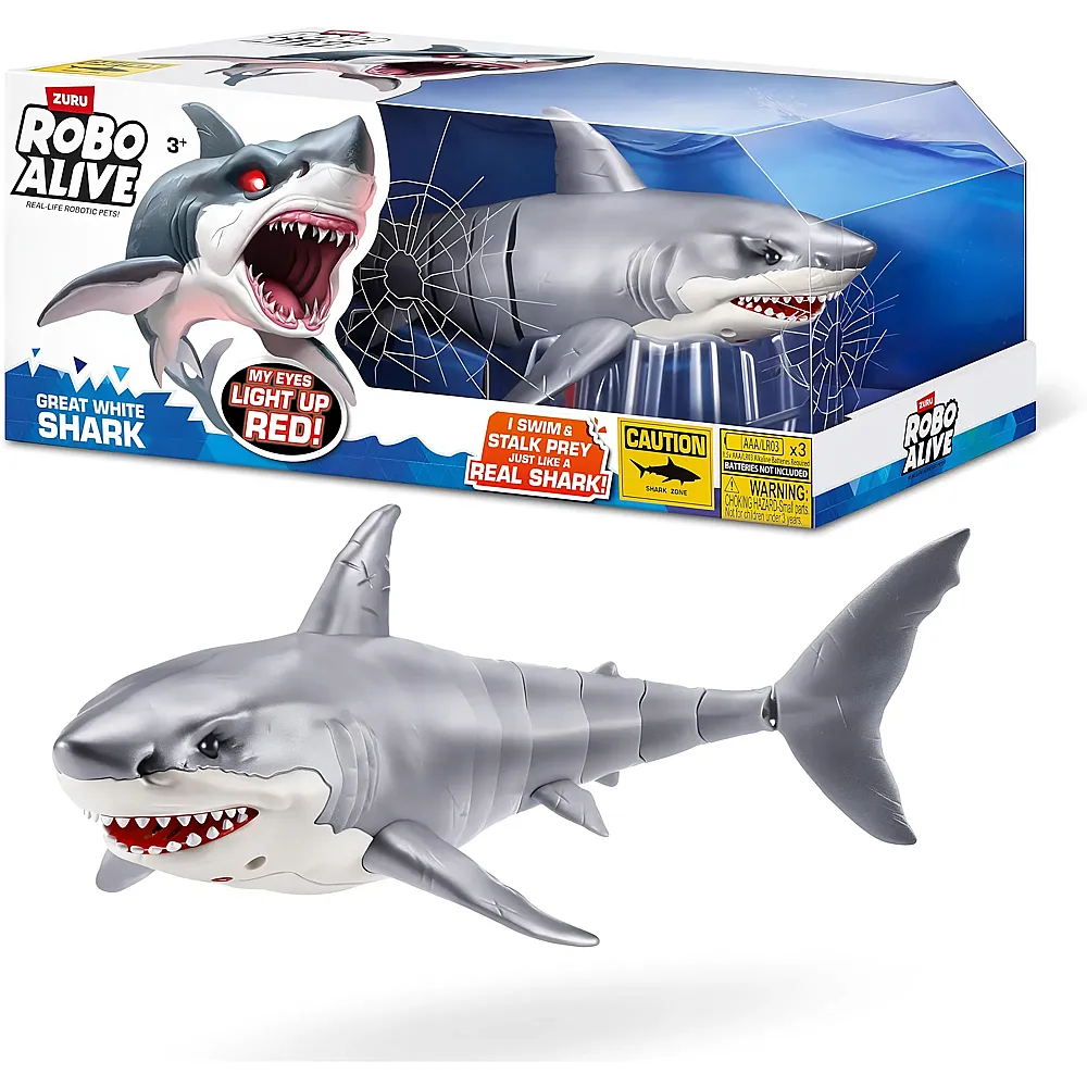 Zuru Robo Alive Great White Shark Serie 1