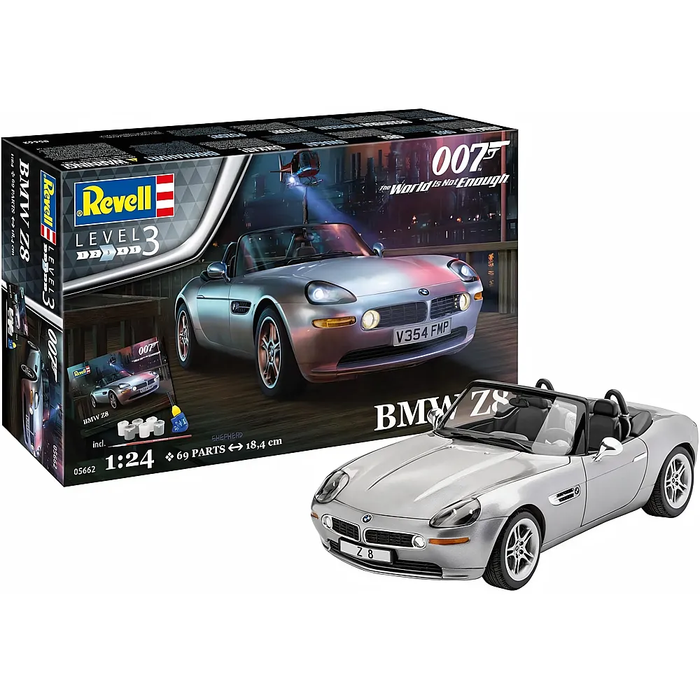 Revell Level 3 Geschenkset James Bond BMW Z8 - 69 Teile