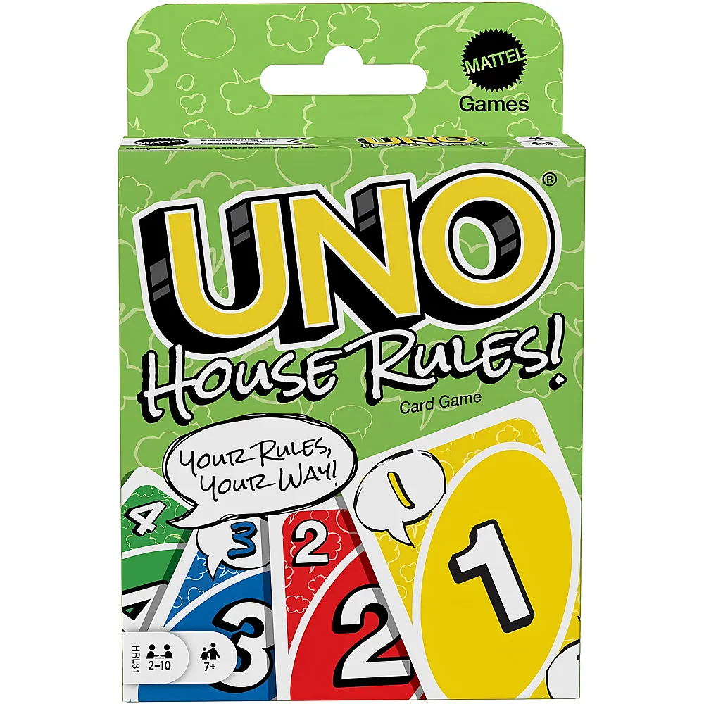 Mattel Games UNO House Rules