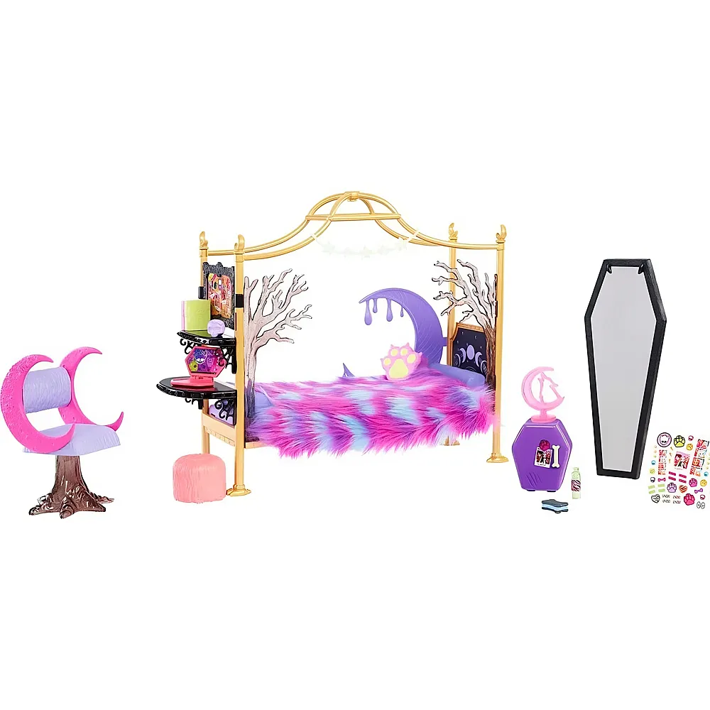 Mattel Monster High Clawdeen Wolfs Schlafzimmer