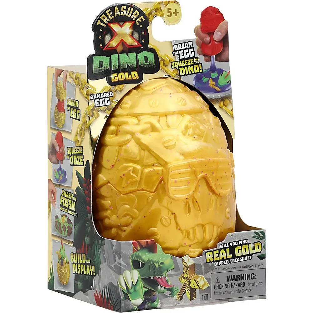 Moose Toys Treasure X Dino Gold Dino Hunter 1Teile