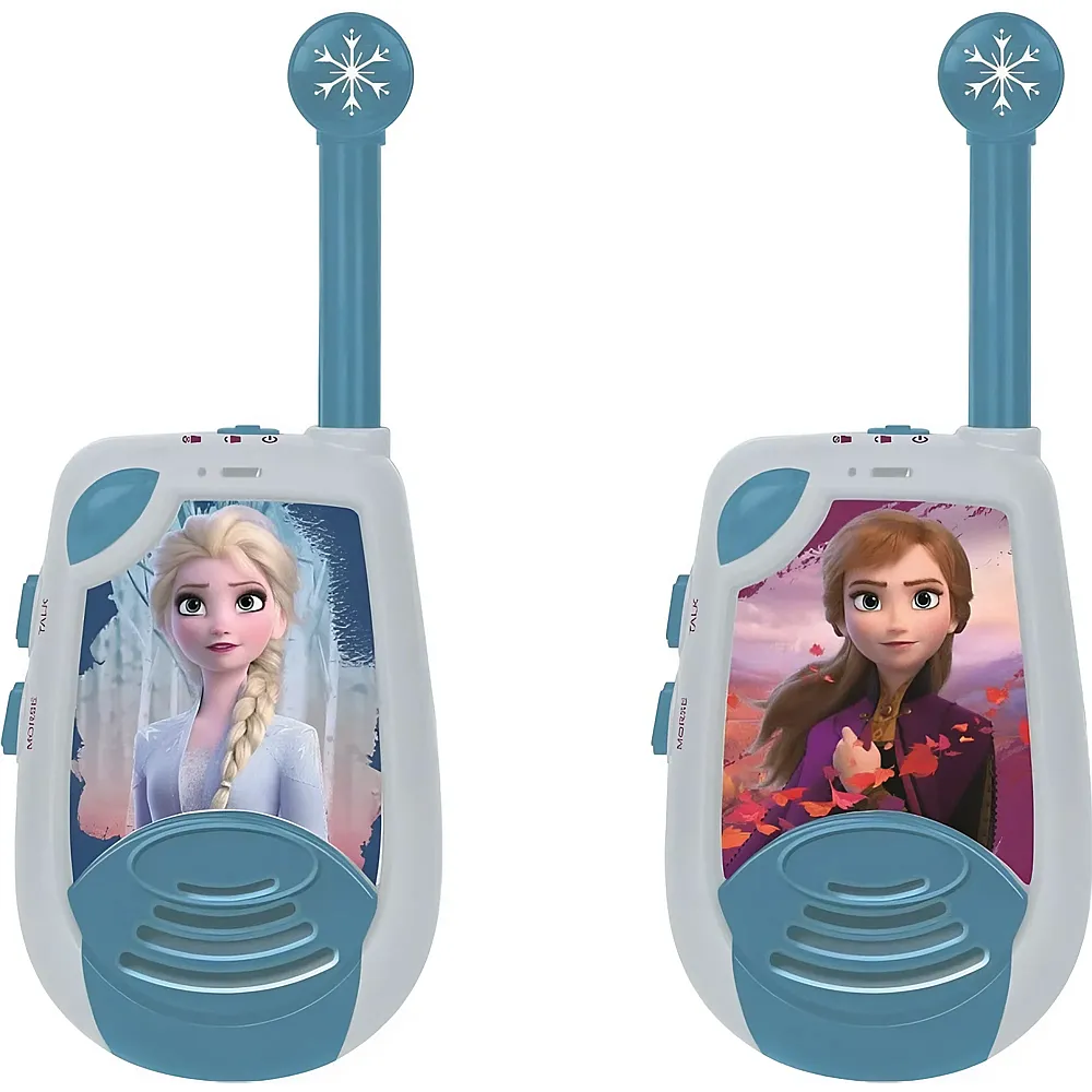 Lexibook Disney Frozen Walkie-Talkies bis zu 2km Reichweite mit  Morse-Licht-Funktion