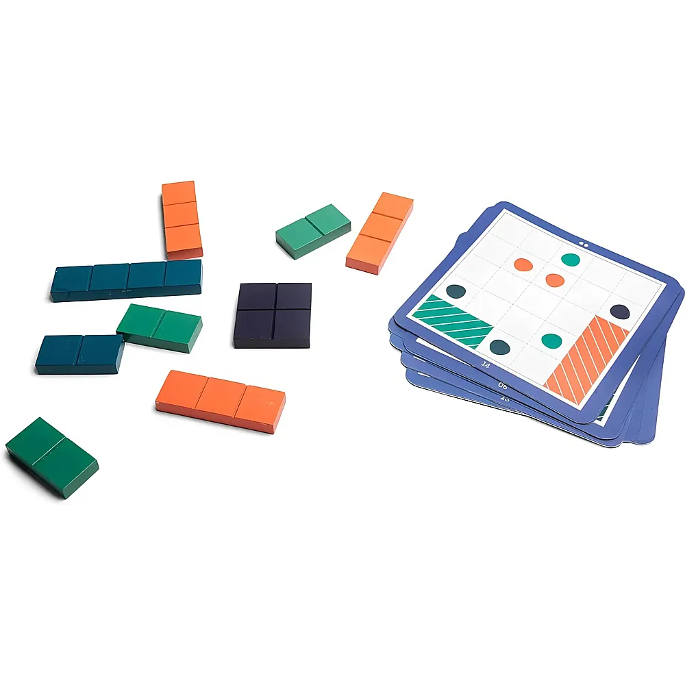 BS Toys Quadratisches Puzzle Holz - Formspiel