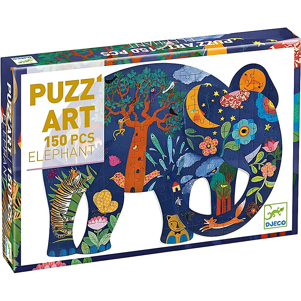 Djeco Puzzle Puzz'Art Elefant 150Teile