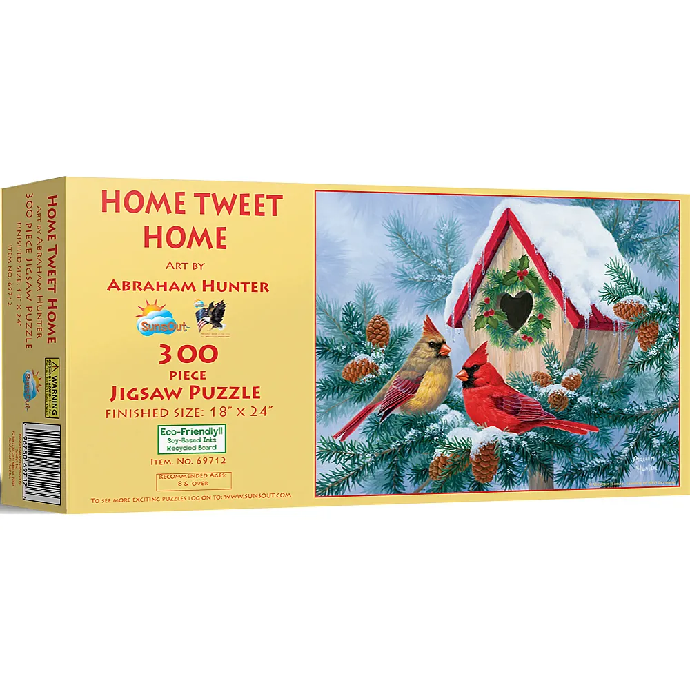 SunsOut Puzzle Abraham Hunter Home Tweet Home - 300 Teile