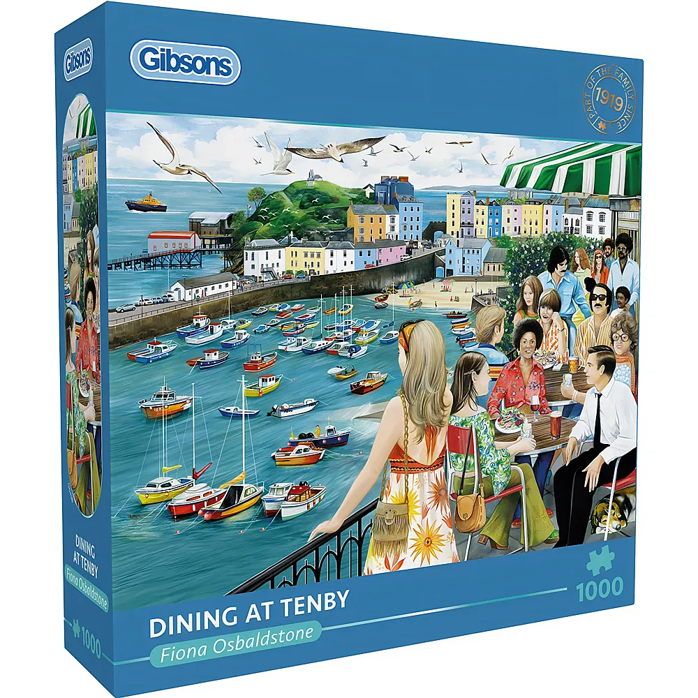 Gibsons Puzzle Fiona Osbaldstone Essen In Tenby - 1000 Teile