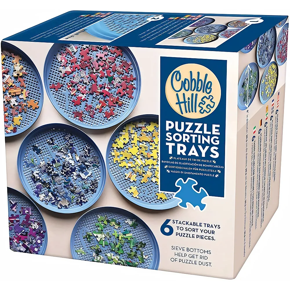Cobble Hill 6 Puzzle-Sortierschalen