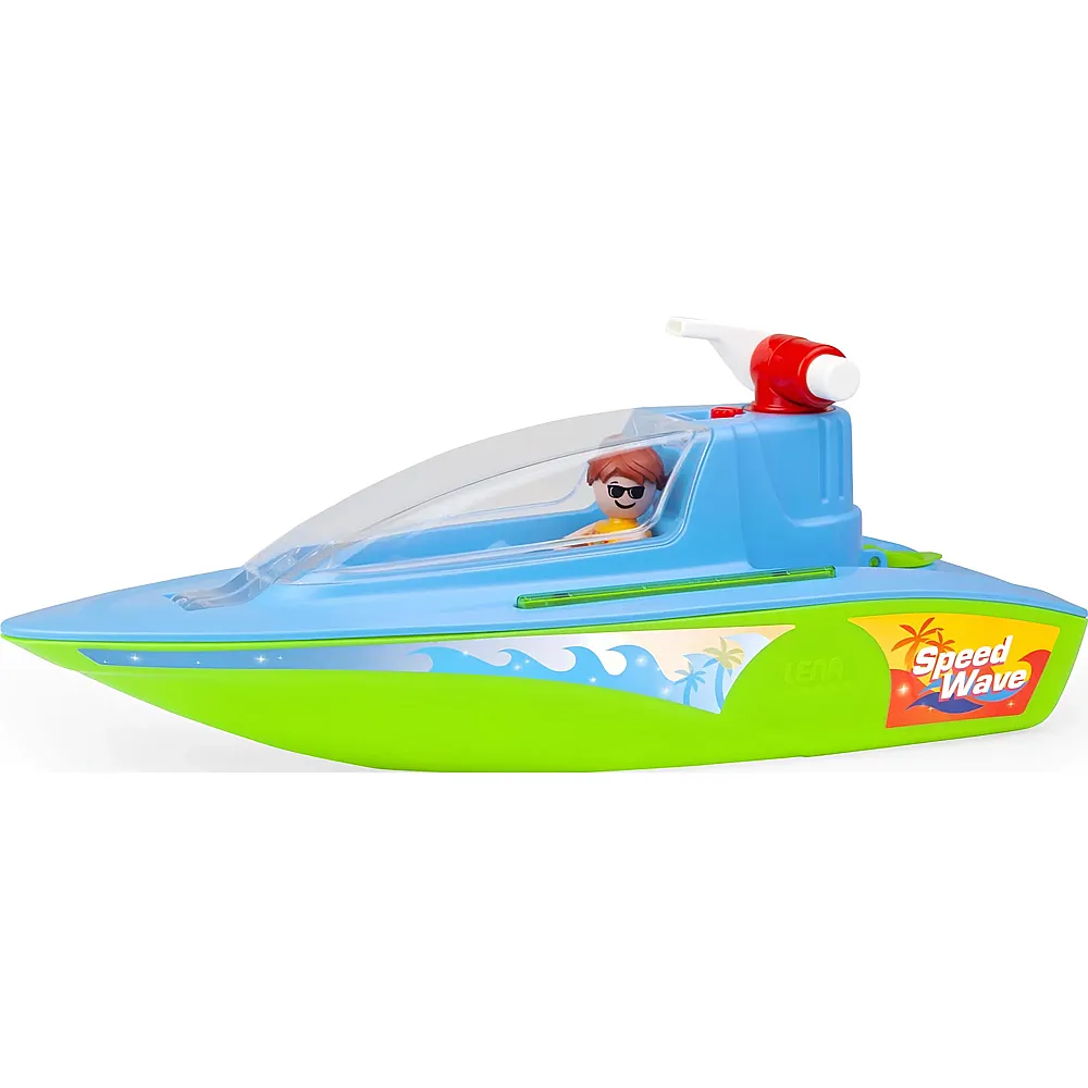 Lena Boazz Sportboot mit Pumpe 36 cm, mechanische Pumpe, Figur, ab 2 Jahren