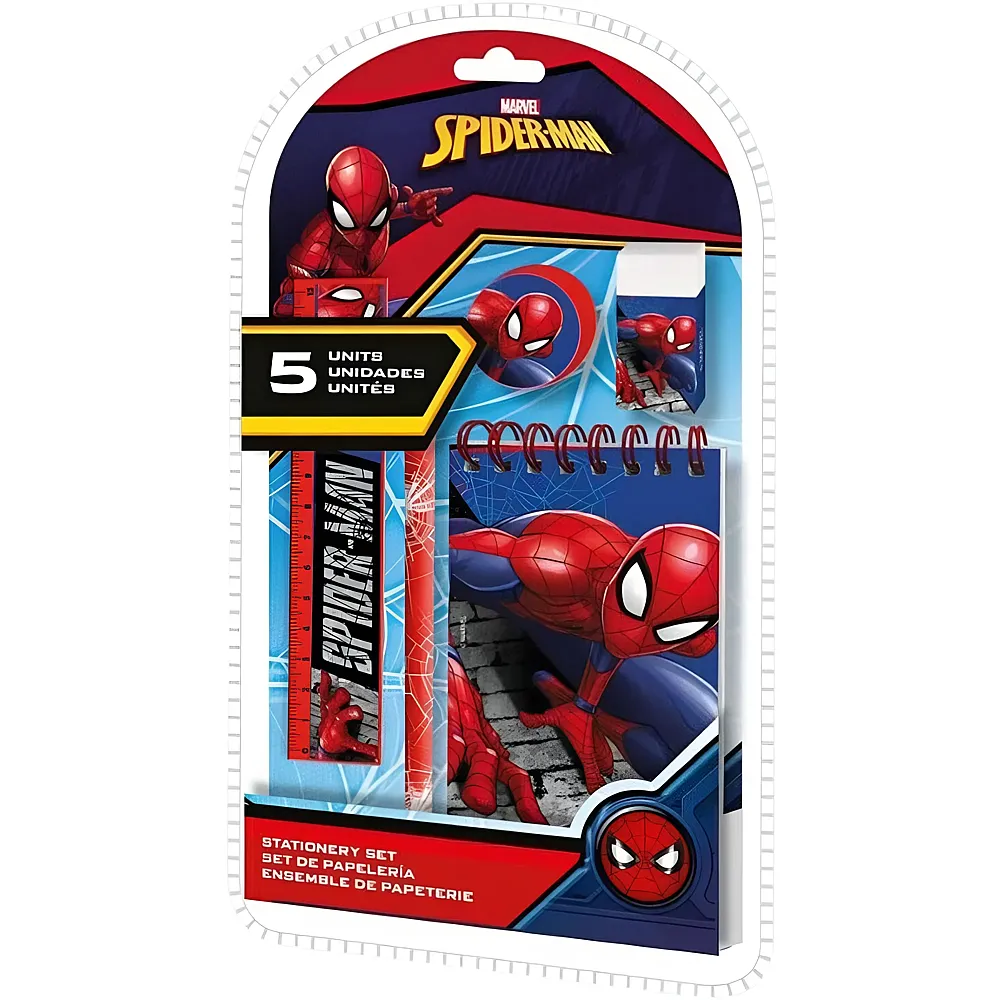 Kids Licensing Spiderman Schreibset 5tlg. 15x26cm