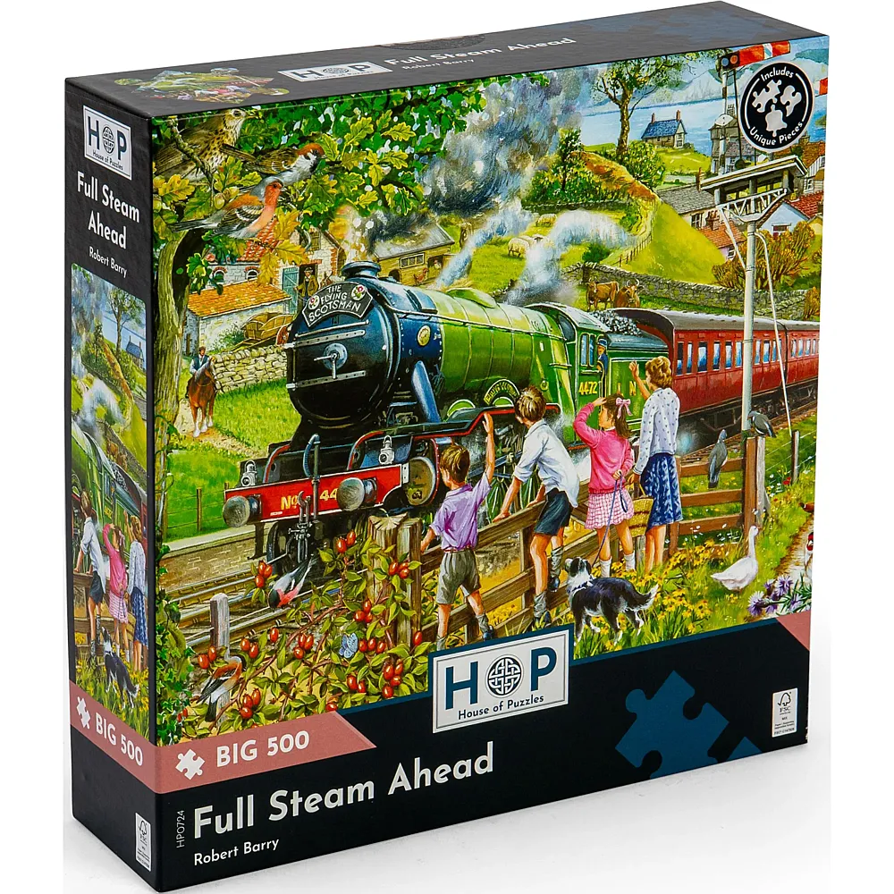 HOP - House of Puzzles Full Steam Ahead - 500 Teile