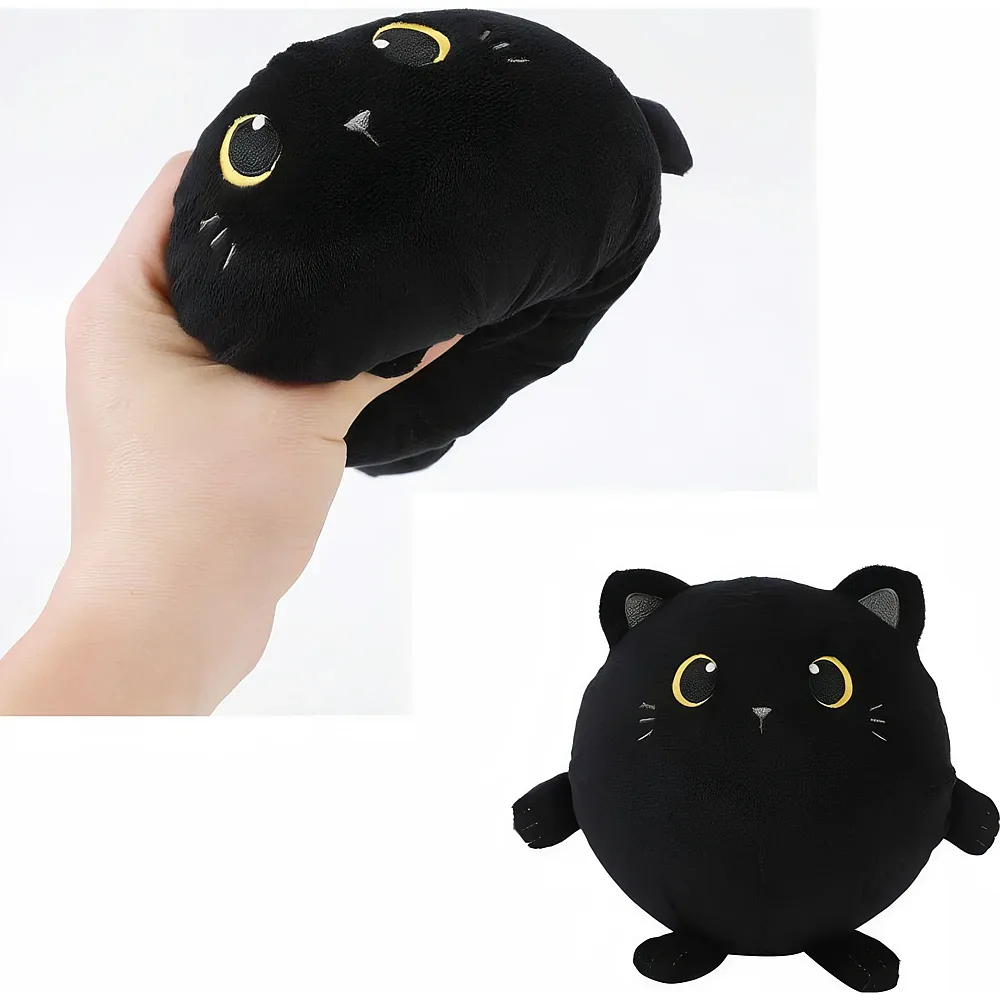 i-total Squishy-Kissen Black Cat 13 x 14 cm - Suche