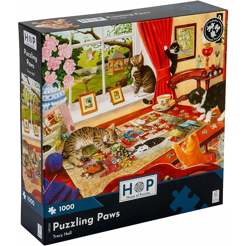 HOP - House of Puzzles Puzzling Paws 1000Teile