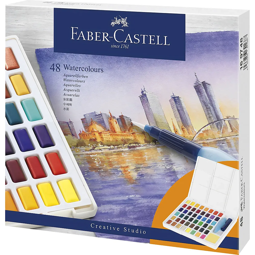 Faber-Castell Aquarellfarben Watercolours 48