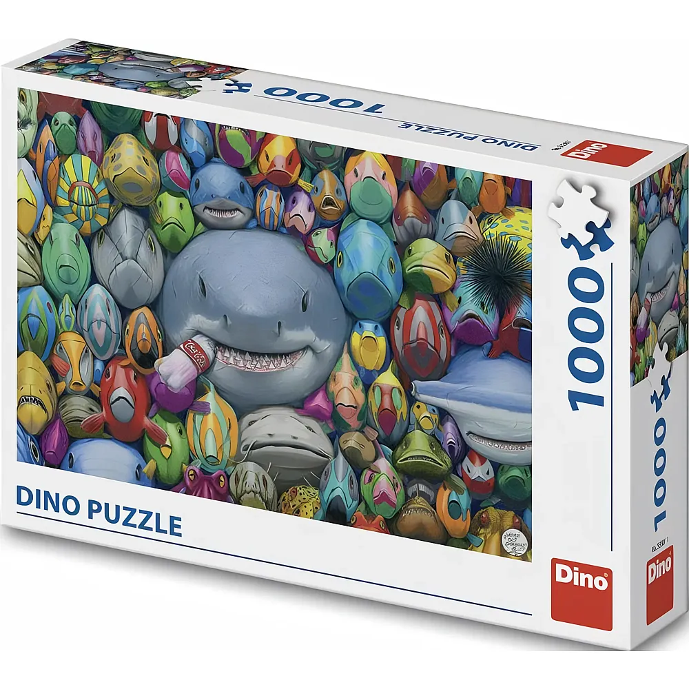Dino Puzzle Bunte Fische 1000Teile