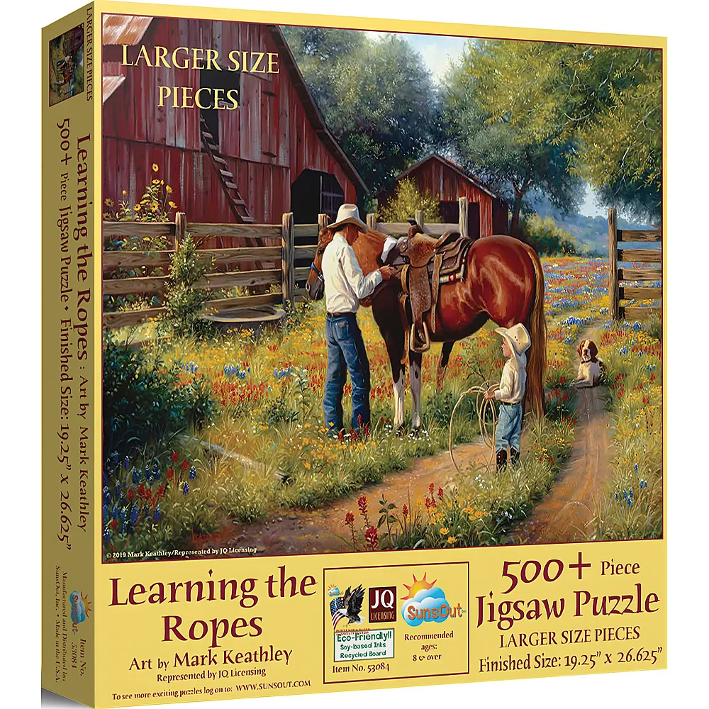 SunsOut Puzzle Mark Keathley Learning the Ropes - 500 Teile