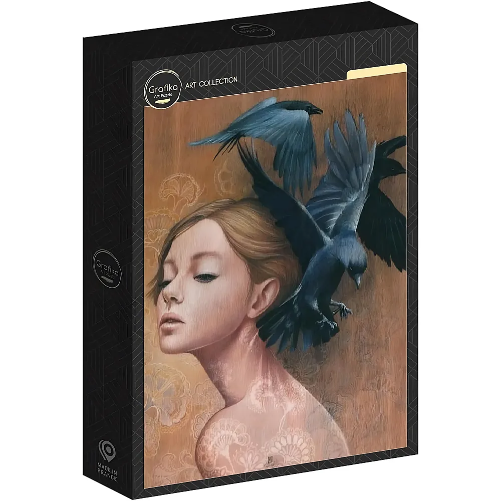 Grafika Puzzle Art Collection Misstigri Corbeaux 1500Teile
