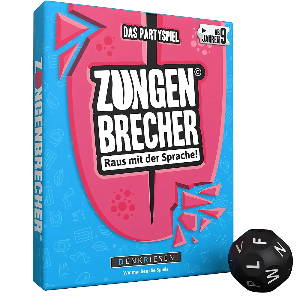 Denkriesen Zungenbrecher - raus mit der Sprache | Partyspiele