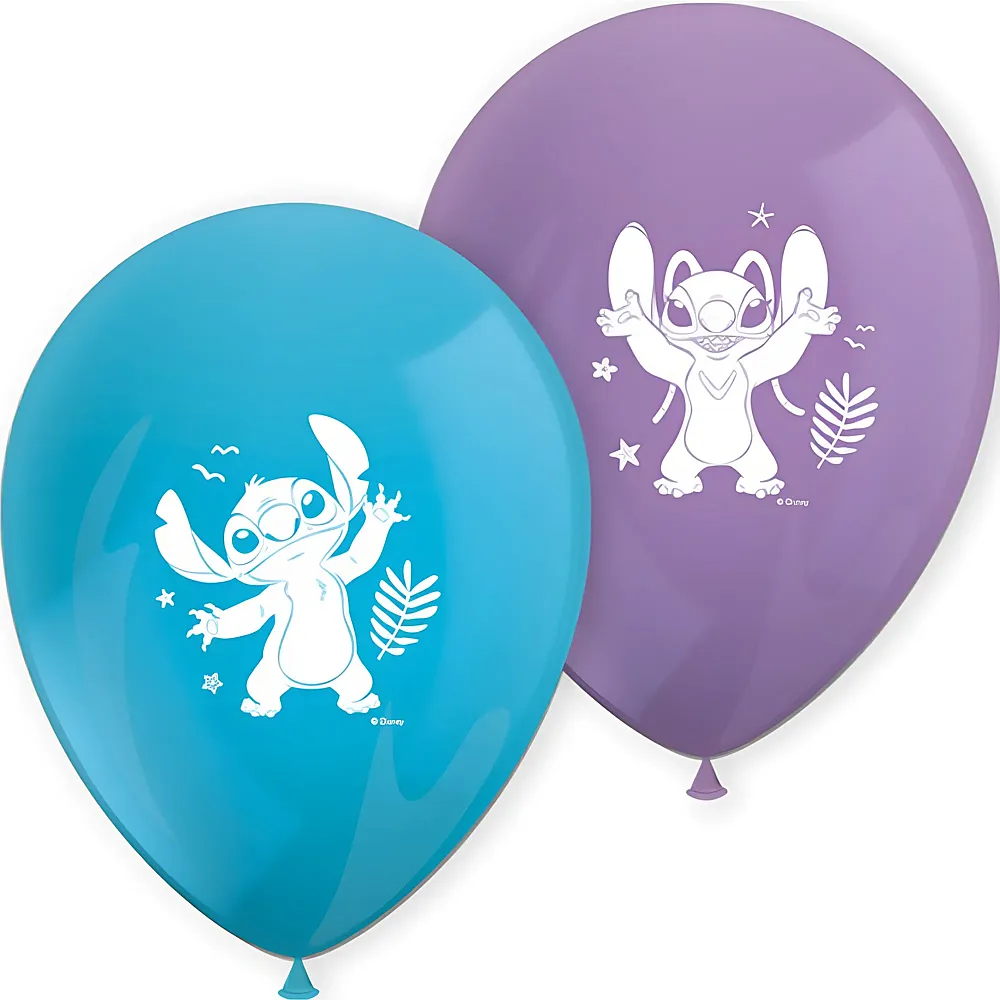 meinspielzeug - Procos Ballons Stitch - 8 Teile Lilo & Stitch | Ballone