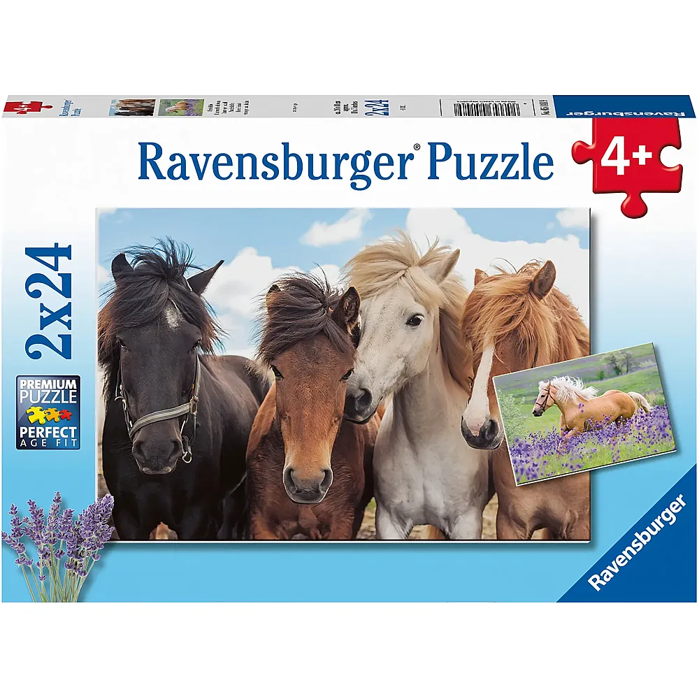 Ravensburger Puzzle Pferdeliebe 2x24