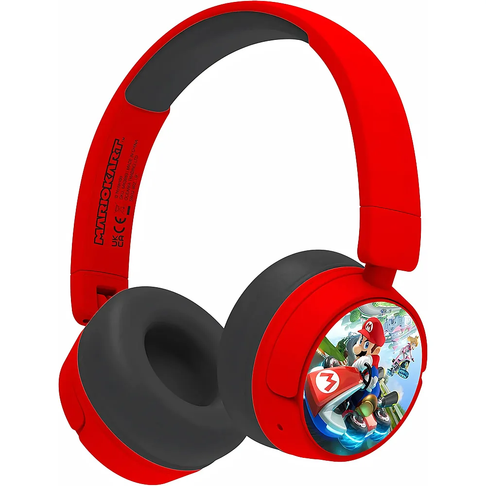OTL Technologies Mario Kart Kabellose Kinder-Kopfh�rer, Rot