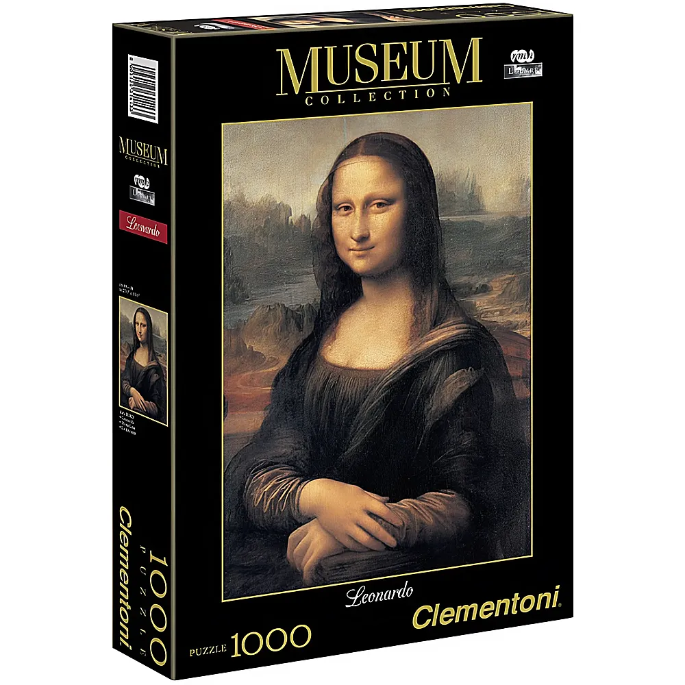 Clementoni Puzzle Museum Collection Leonardo da Vinci - Mona Lisa 1000Teile