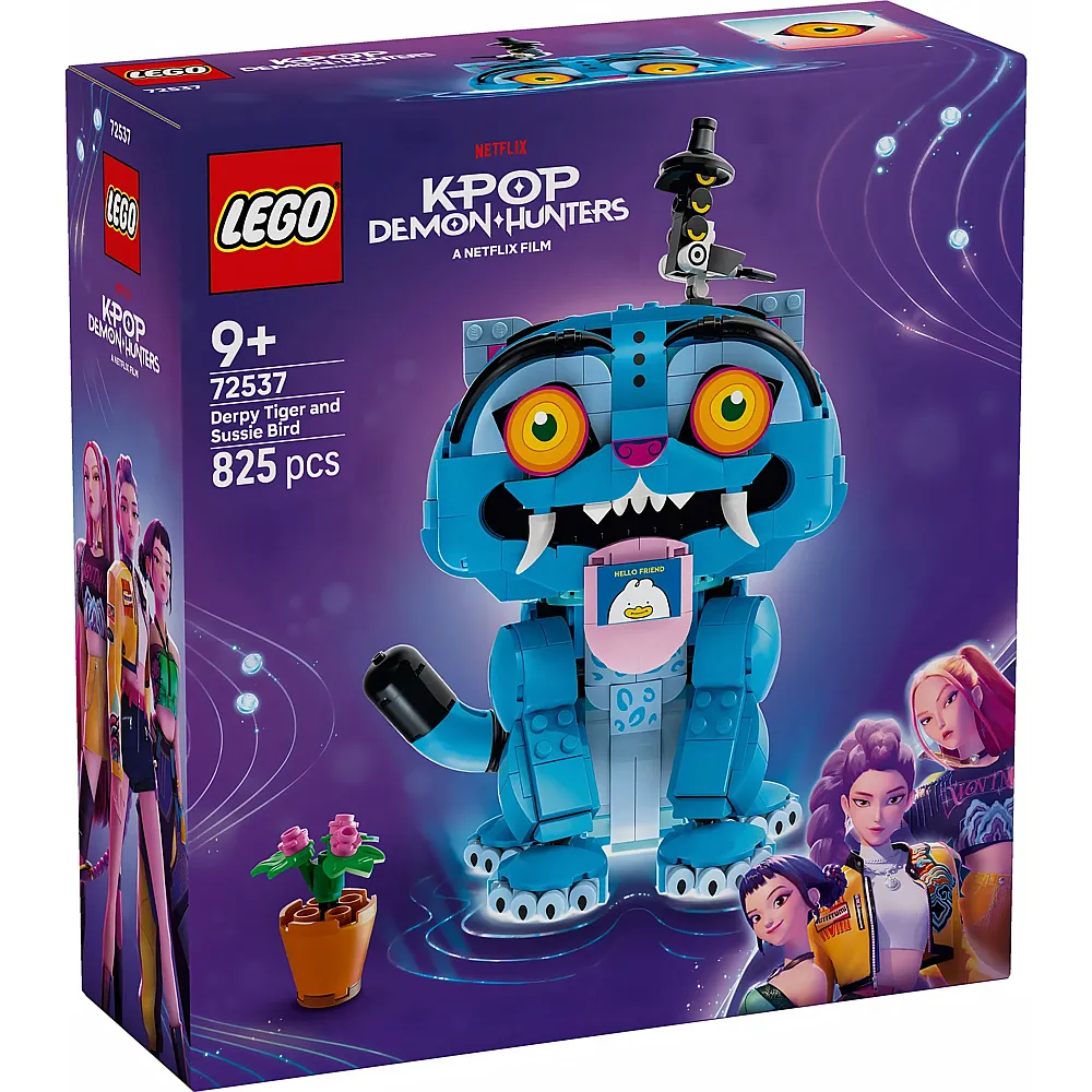 LEGO KPop Demon Hunters Der Tiger Derpy und die Elster Sussie 72537