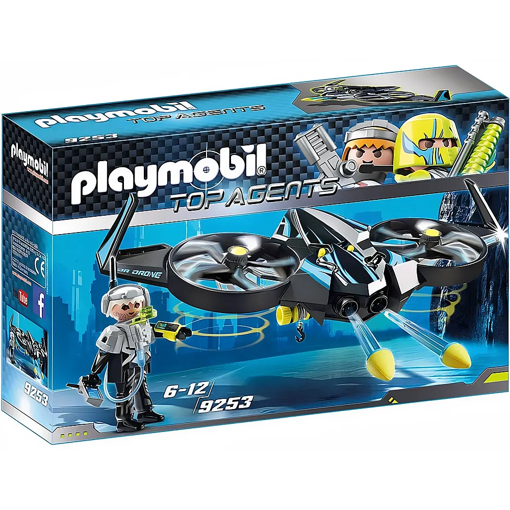 PLAYMOBIL Top Agents Mega Drone 9253