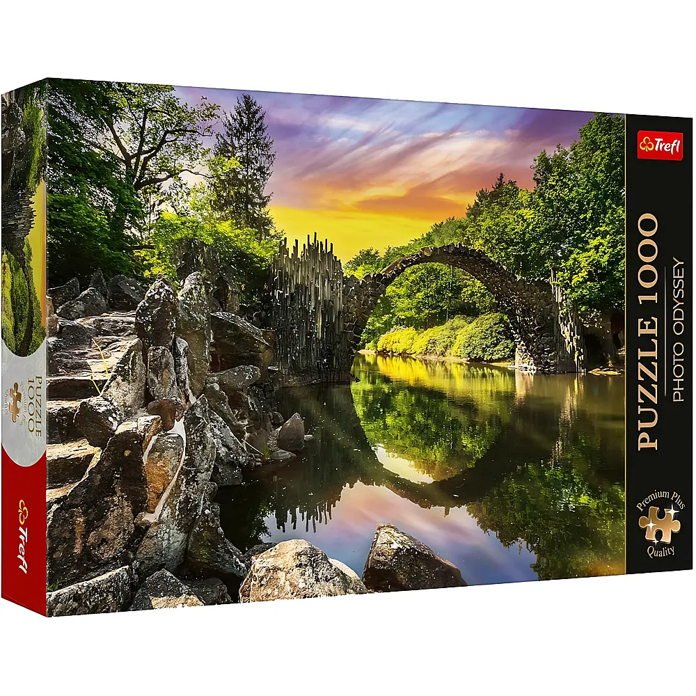 Trefl Puzzle Photo Odyssey Rakotzbr�cke in Kromlau, Deutschland 1000Teile