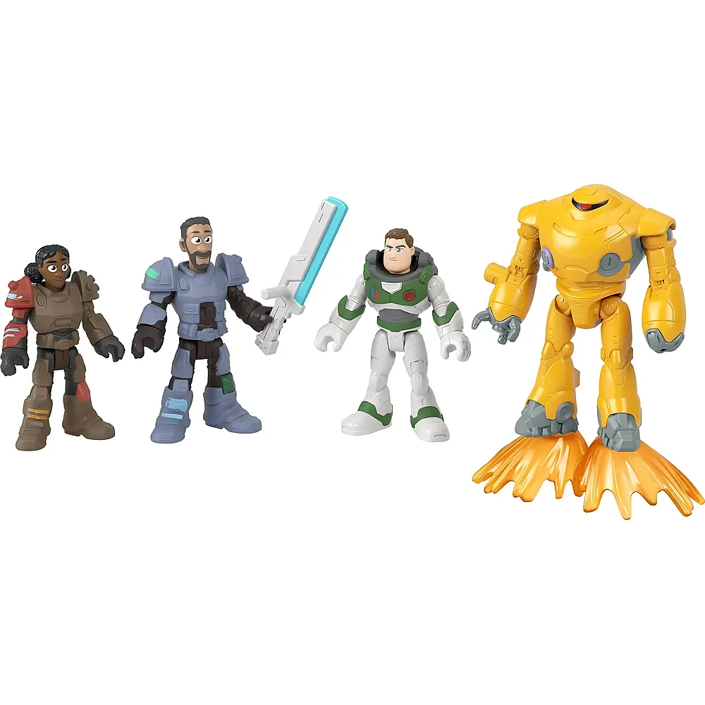 Imaginext Lightyear Jr. Zap Patrol Multipack - 4 Teile