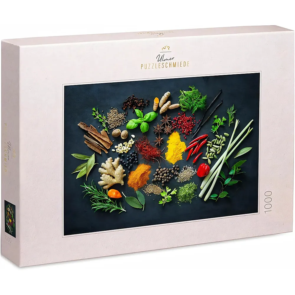 Ulmer Puzzleschmiede Spicy - K�che, Essen, Kochen, Kr�uter und Gew�rze - 1000 Teile