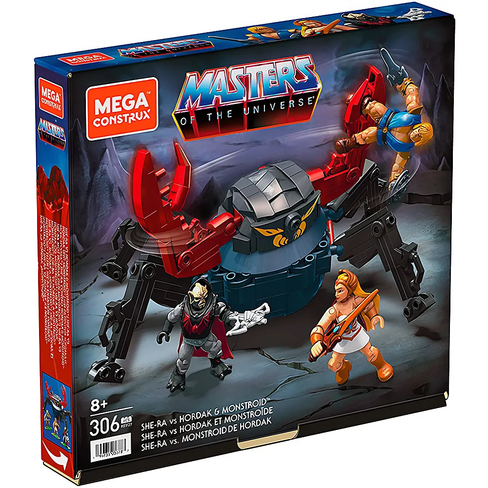 Mega Construx Masters of the Universe Origins She-Ra vs Hordak's Monstroid 306Teile