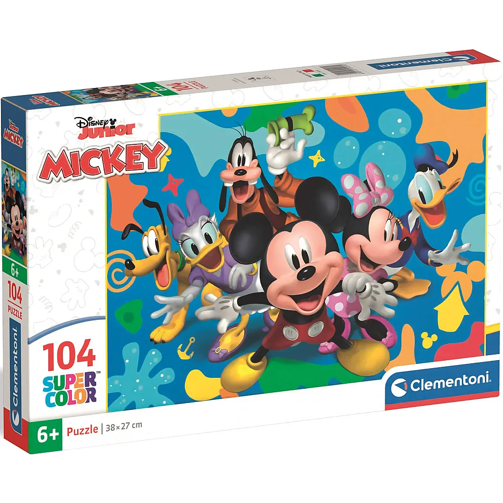 Clementoni Puzzle Supercolor Mickey Mouse & Friends 104Teile